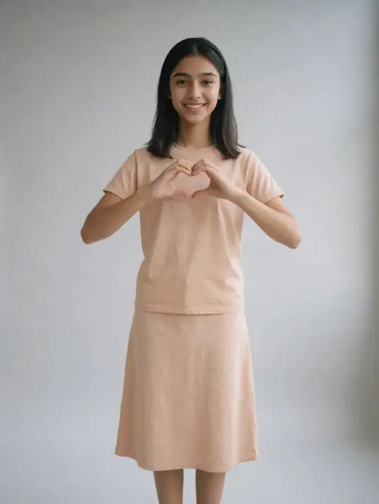Anaya, an A Pose Studio AI model: Indian teen, 15