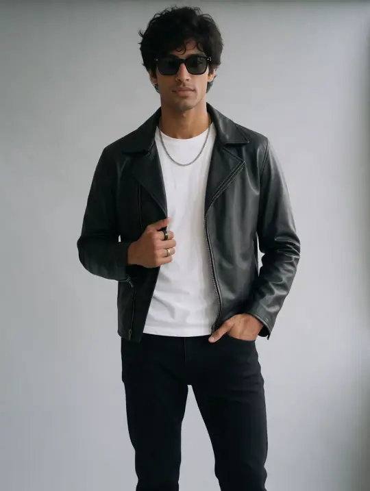 Kabir, an A Pose Studio AI model: Indian, mid 20s, tall