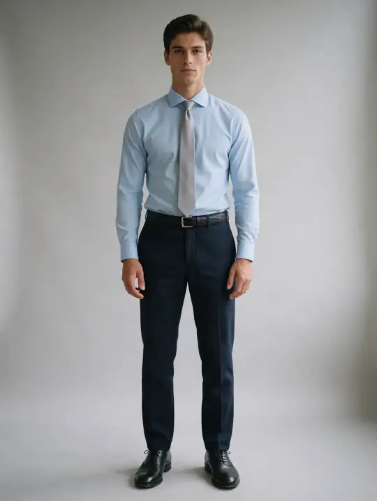 Marco, an A Pose Studio AI model: Italian, late 20s, tall